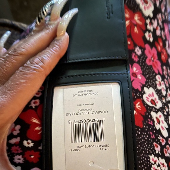 Coach Other - MENS COACH WALLET MAHOGANY Signature C